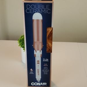 Double ceramic conair soft waves 1 1/2.